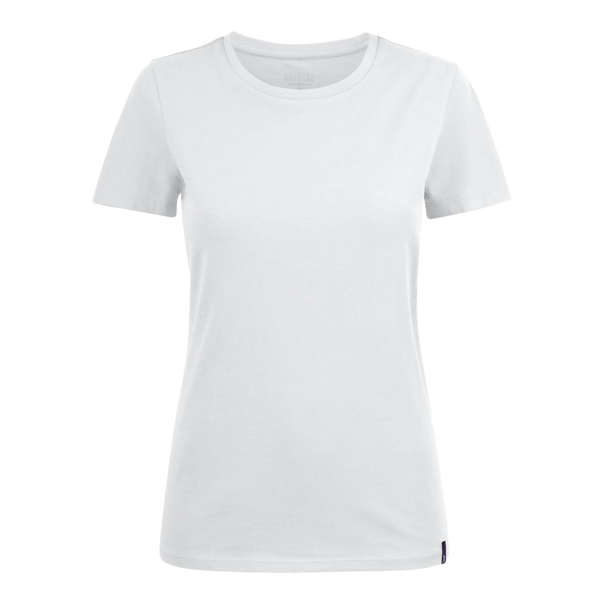 White - Back - Harvest Womens-Ladies American U T-Shirt