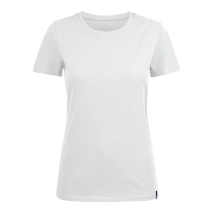 White - Back - Harvest Womens-Ladies American U T-Shirt