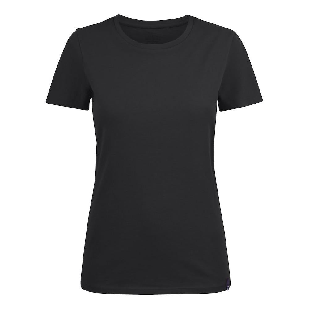 Black - Front - Harvest Womens-Ladies American U T-Shirt
