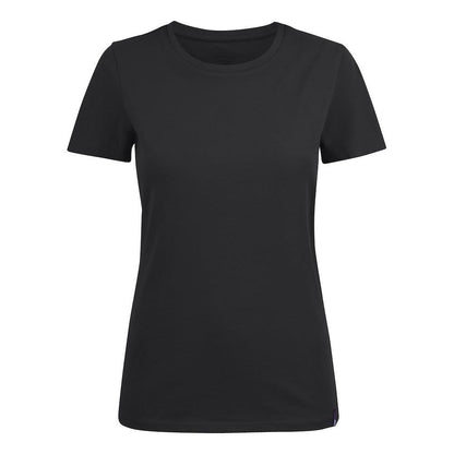 Black - Front - Harvest Womens-Ladies American U T-Shirt