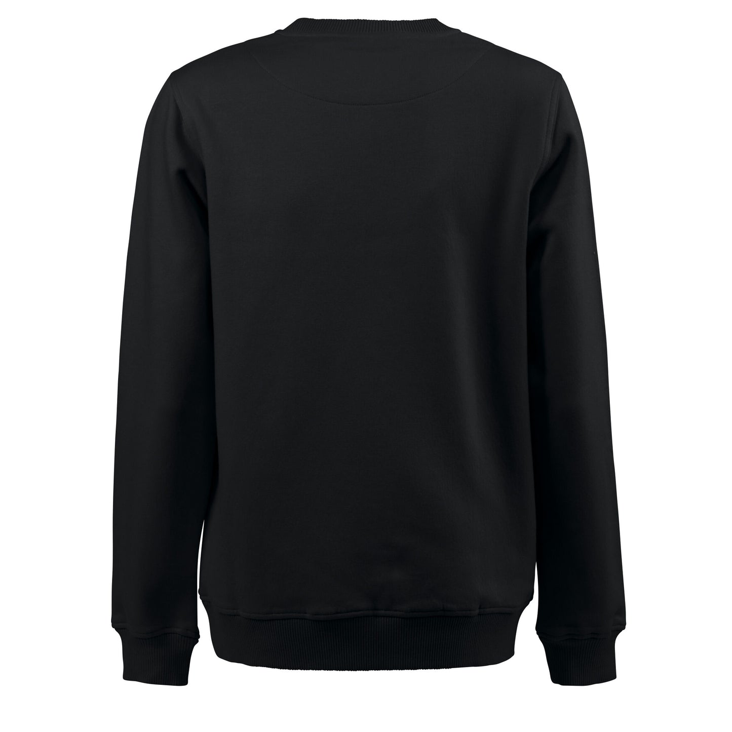 Black - Back - Printer Unisex Adult Softball RSX Melange Sweatshirt