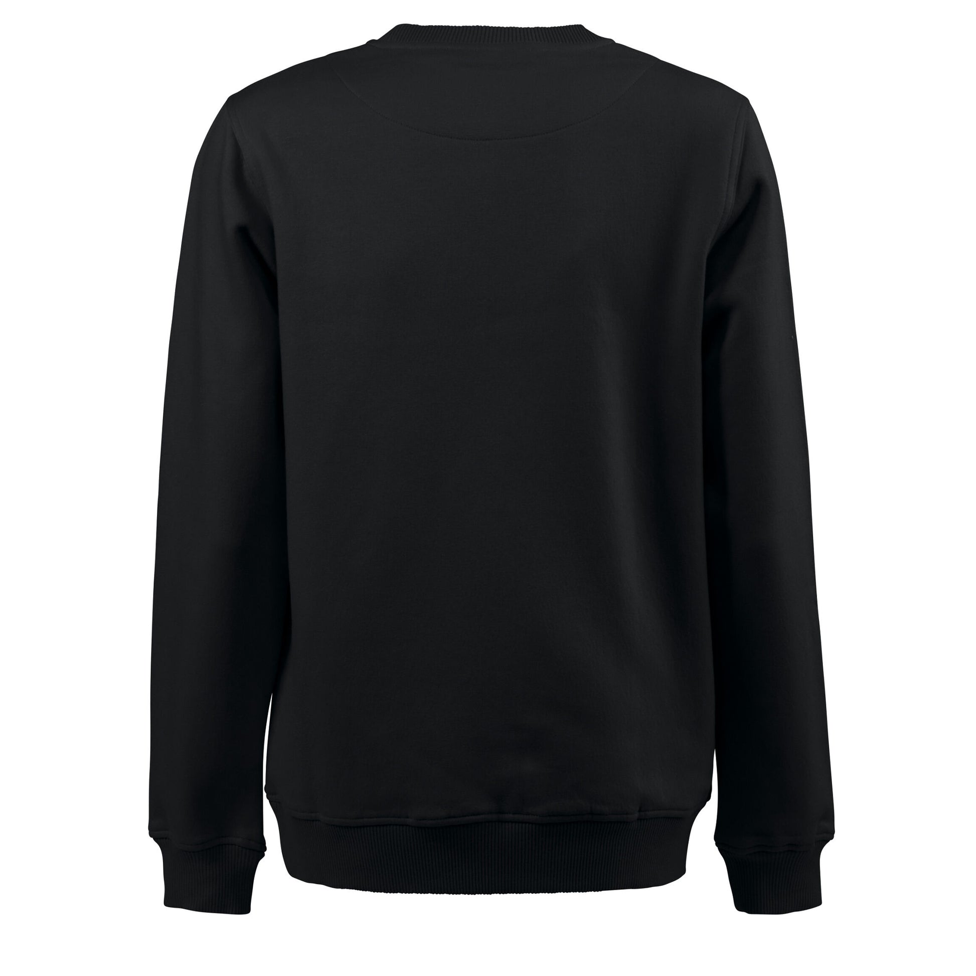 Black - Back - Printer Unisex Adult Softball RSX Melange Sweatshirt