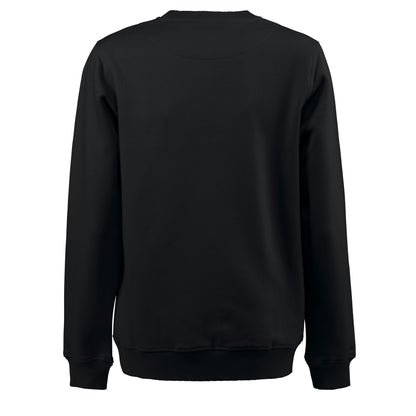 Black - Back - Printer Unisex Adult Softball RSX Melange Sweatshirt