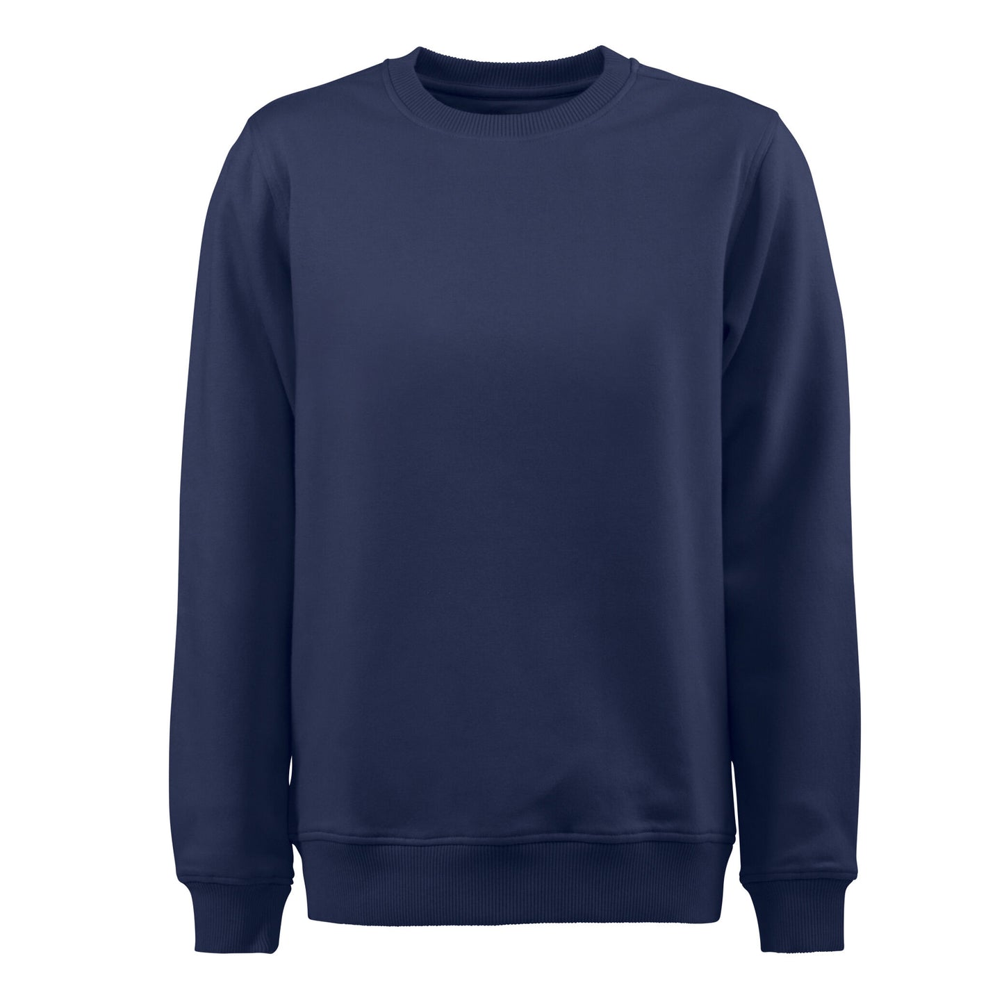 Navy - Front - Printer Unisex Adult Softball RSX Melange Sweatshirt