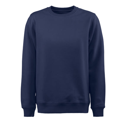 Navy - Front - Printer Unisex Adult Softball RSX Melange Sweatshirt
