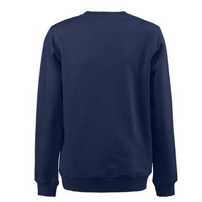 Navy - Back - Printer Unisex Adult Softball RSX Melange Sweatshirt