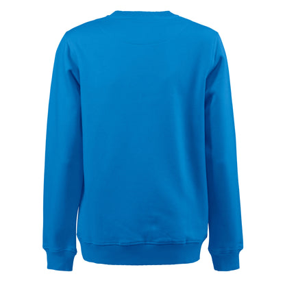 Ocean Blue - Back - Printer Unisex Adult Softball RSX Melange Sweatshirt