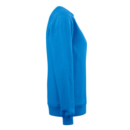 Ocean Blue - Side - Printer Unisex Adult Softball RSX Melange Sweatshirt