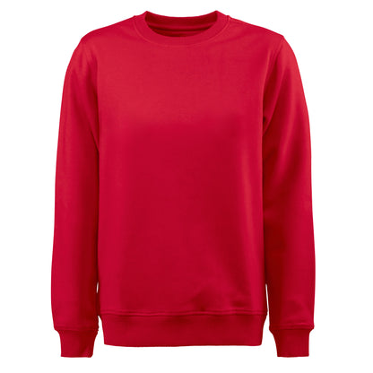 Red - Front - Printer Unisex Adult Softball RSX Melange Sweatshirt