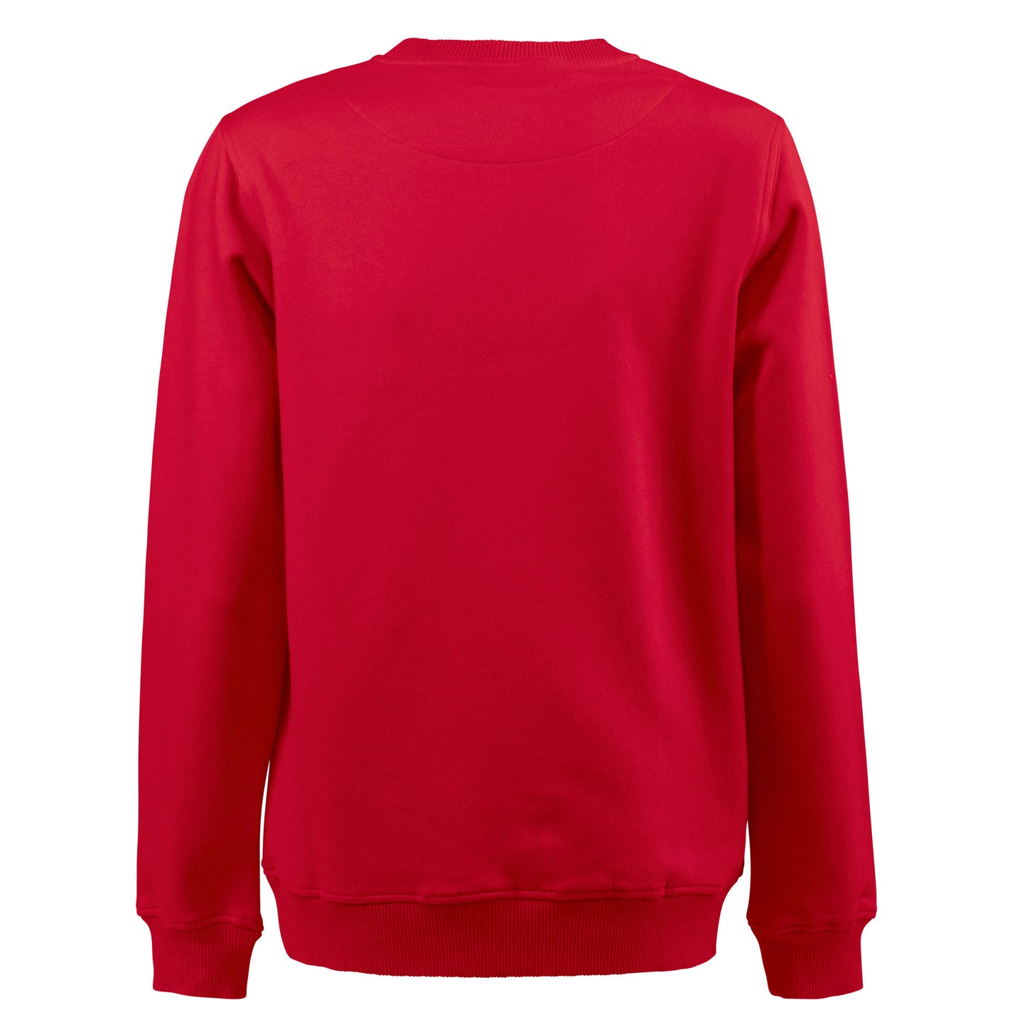 Red - Back - Printer Unisex Adult Softball RSX Melange Sweatshirt