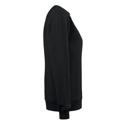 Black - Side - Printer Unisex Adult Softball RSX Melange Sweatshirt