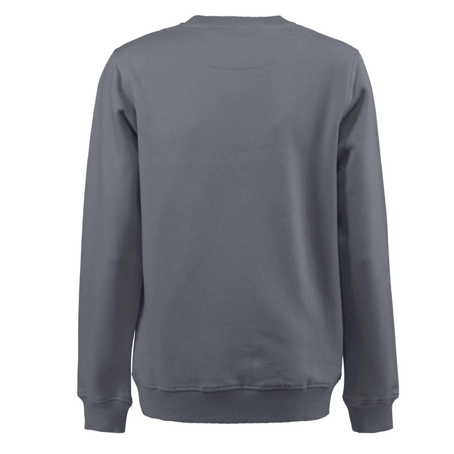 Steel Grey - Back - Printer Unisex Adult Softball RSX Melange Sweatshirt