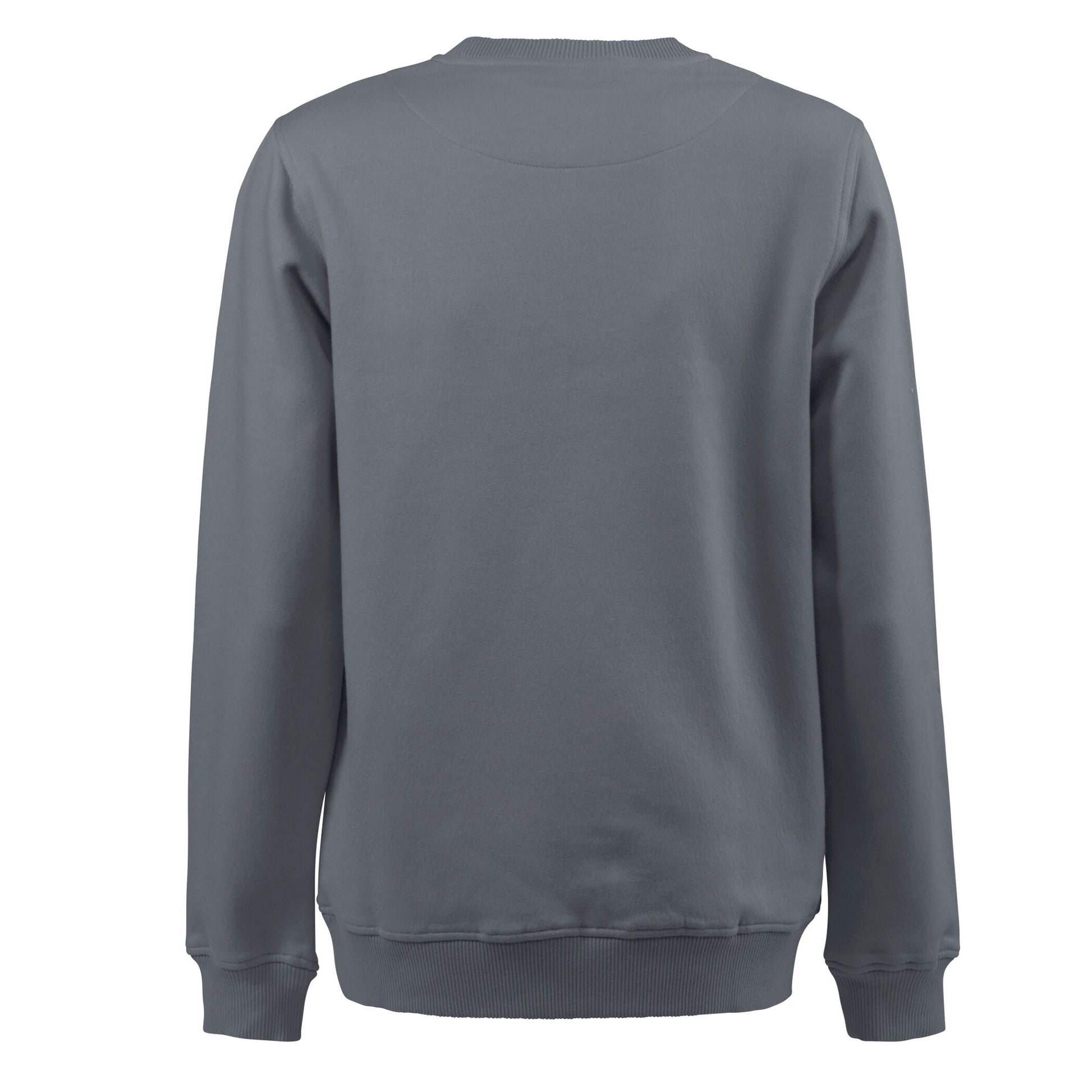 Steel Grey - Back - Printer Unisex Adult Softball RSX Melange Sweatshirt