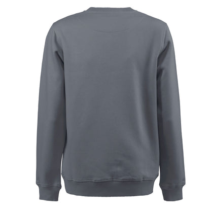 Steel Grey - Back - Printer Unisex Adult Softball RSX Melange Sweatshirt