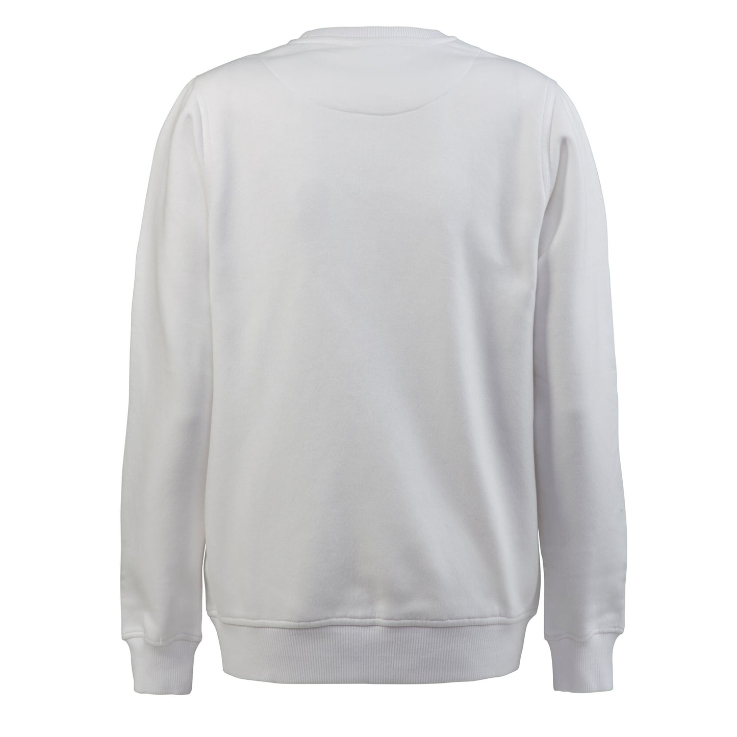 White - Back - Printer Unisex Adult Softball RSX Melange Sweatshirt