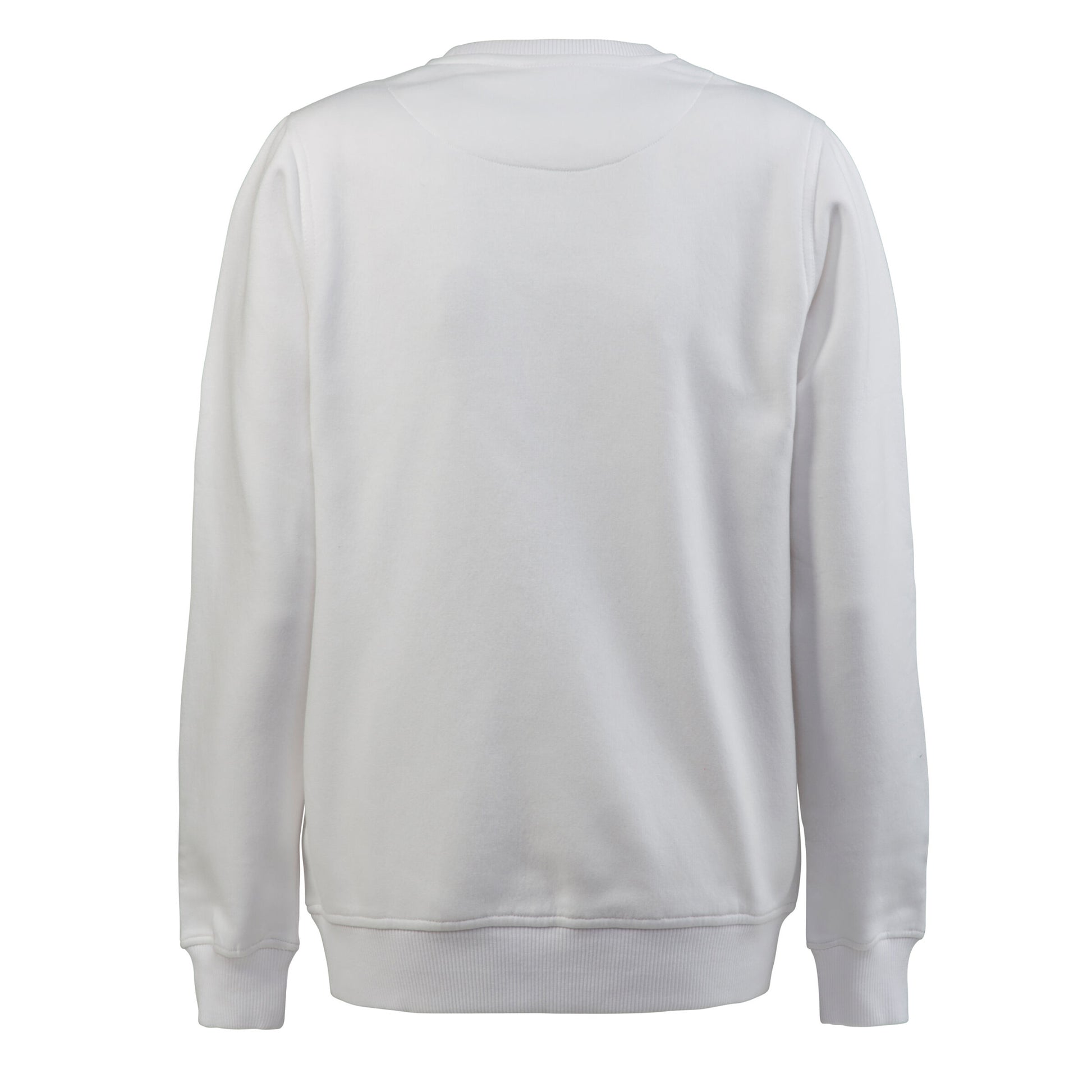 White - Back - Printer Unisex Adult Softball RSX Melange Sweatshirt