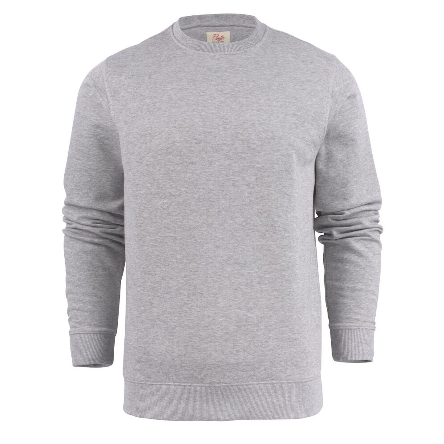 Grey Melange - Front - Printer Unisex Adult Softball RSX Melange Sweatshirt