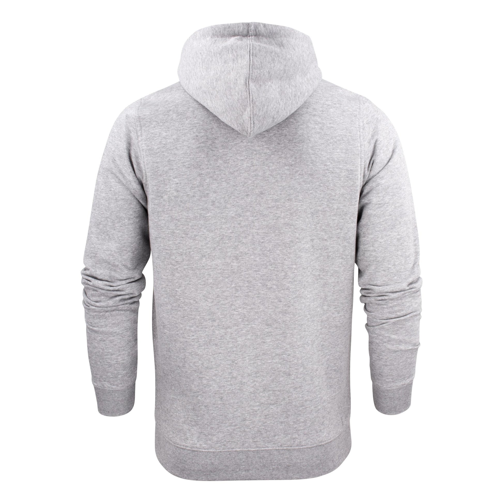 Grey Melange - Lifestyle - Printer Mens Overhead Melange Full Zip Hoodie