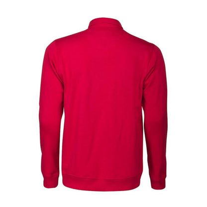 Red - Back - Printer Unisex Adult Homerun Long-Sleeved Polo Shirt