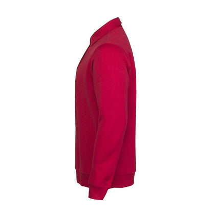 Red - Lifestyle - Printer Unisex Adult Homerun Long-Sleeved Polo Shirt