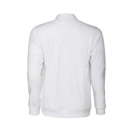 White - Back - Printer Unisex Adult Homerun Long-Sleeved Polo Shirt