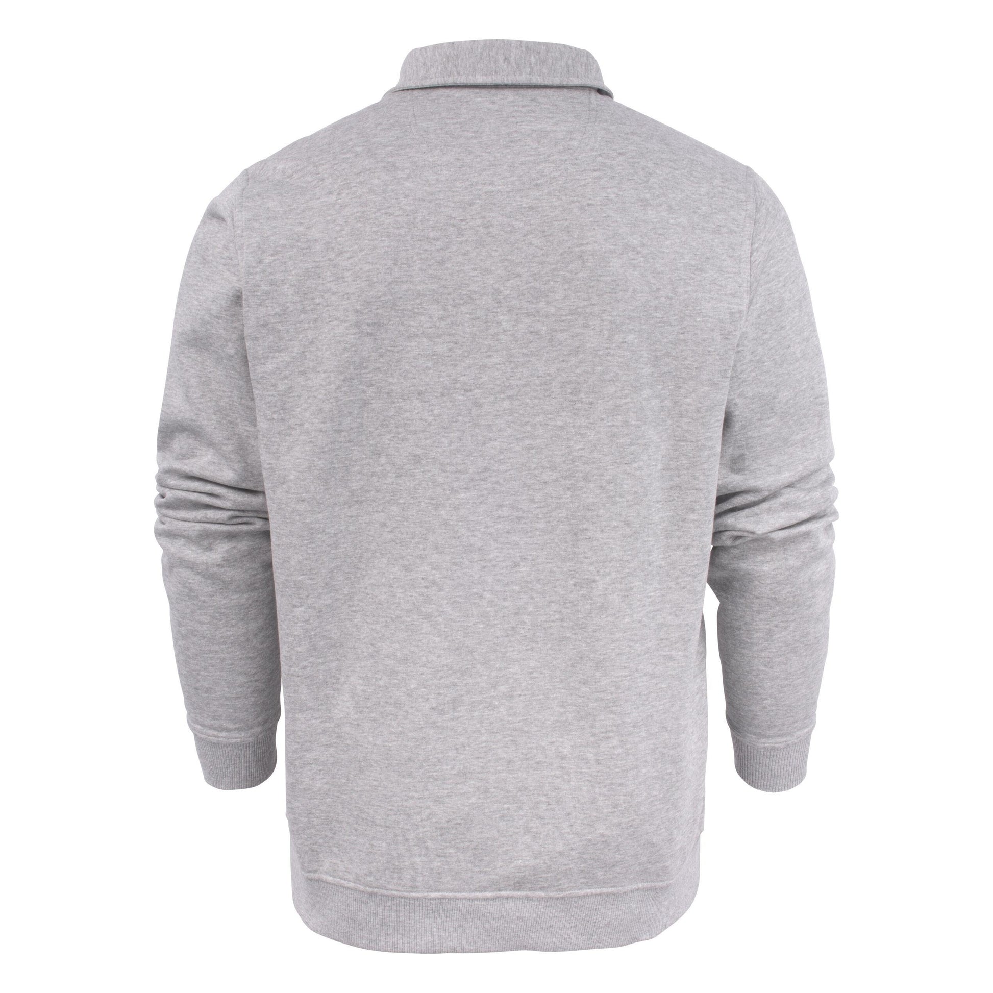 Grey Melange - Lifestyle - Printer Unisex Adult Homerun Long-Sleeved Polo Shirt