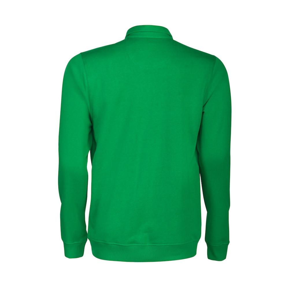 Fresh Green - Back - Printer Unisex Adult Homerun Long-Sleeved Polo Shirt