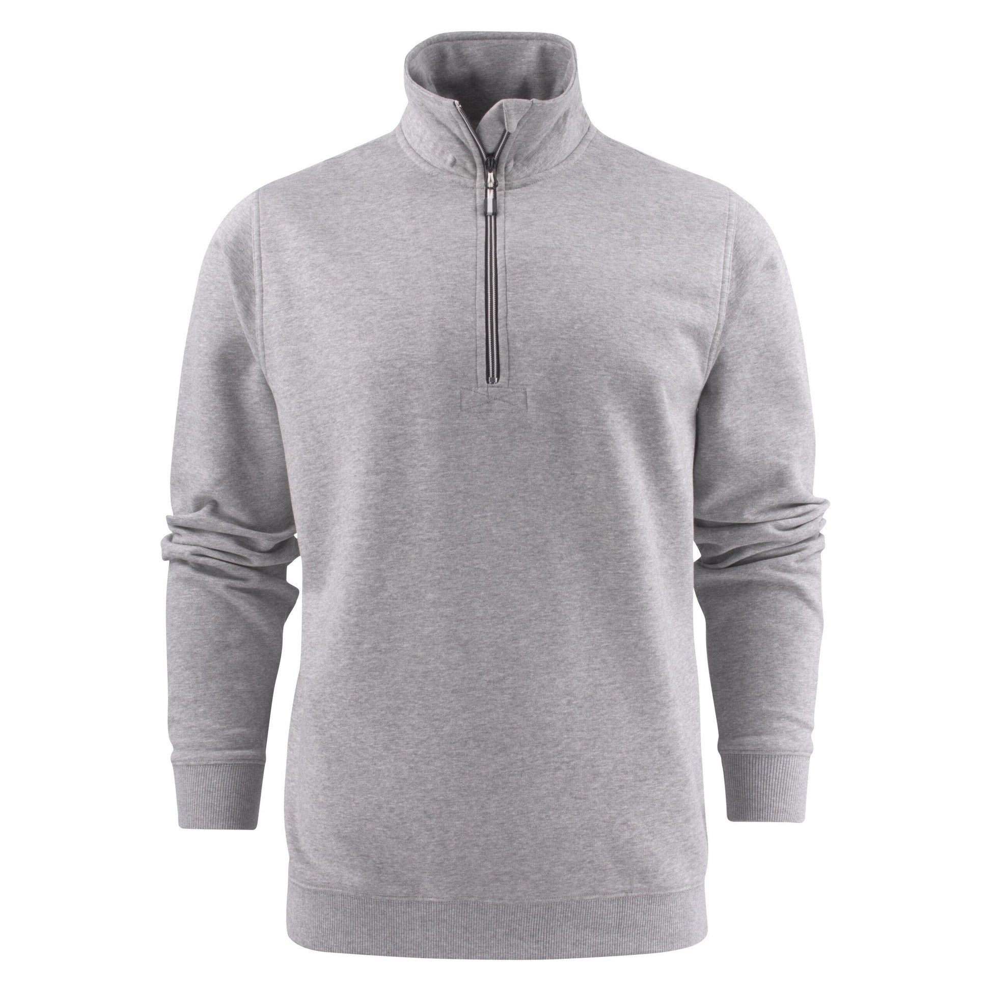 Grey Melange - Back - Printer Unisex Adult Rounders RSX Sweatshirt
