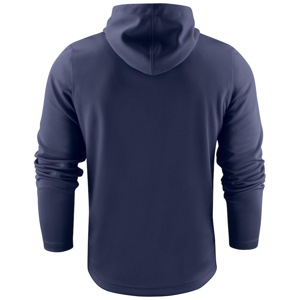 Navy - Back - Printer RED Mens Layback Hoodie