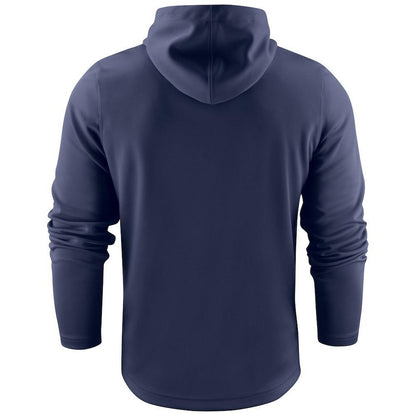 Navy - Back - Printer RED Mens Layback Hoodie