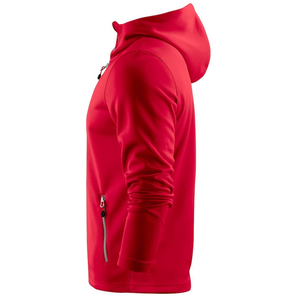 Red - Lifestyle - Printer RED Mens Layback Hoodie