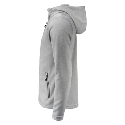 Grey Melange - Lifestyle - Printer RED Mens Layback Hoodie