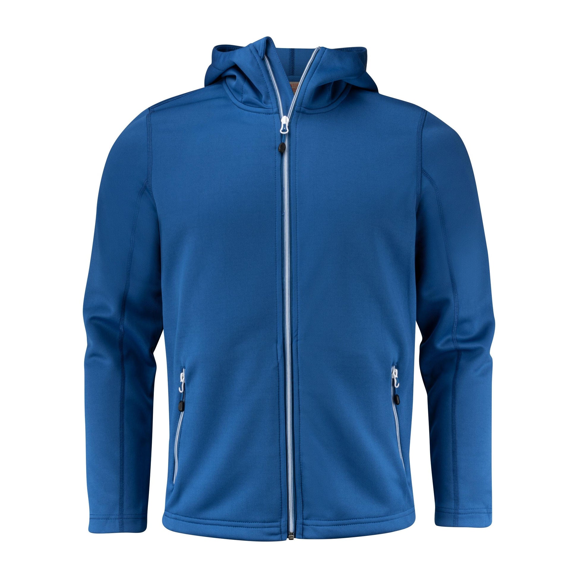 Bright Blue - Back - Printer RED Mens Layback Hoodie
