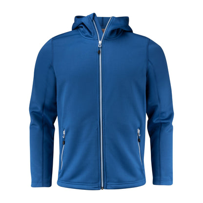 Bright Blue - Back - Printer RED Mens Layback Hoodie