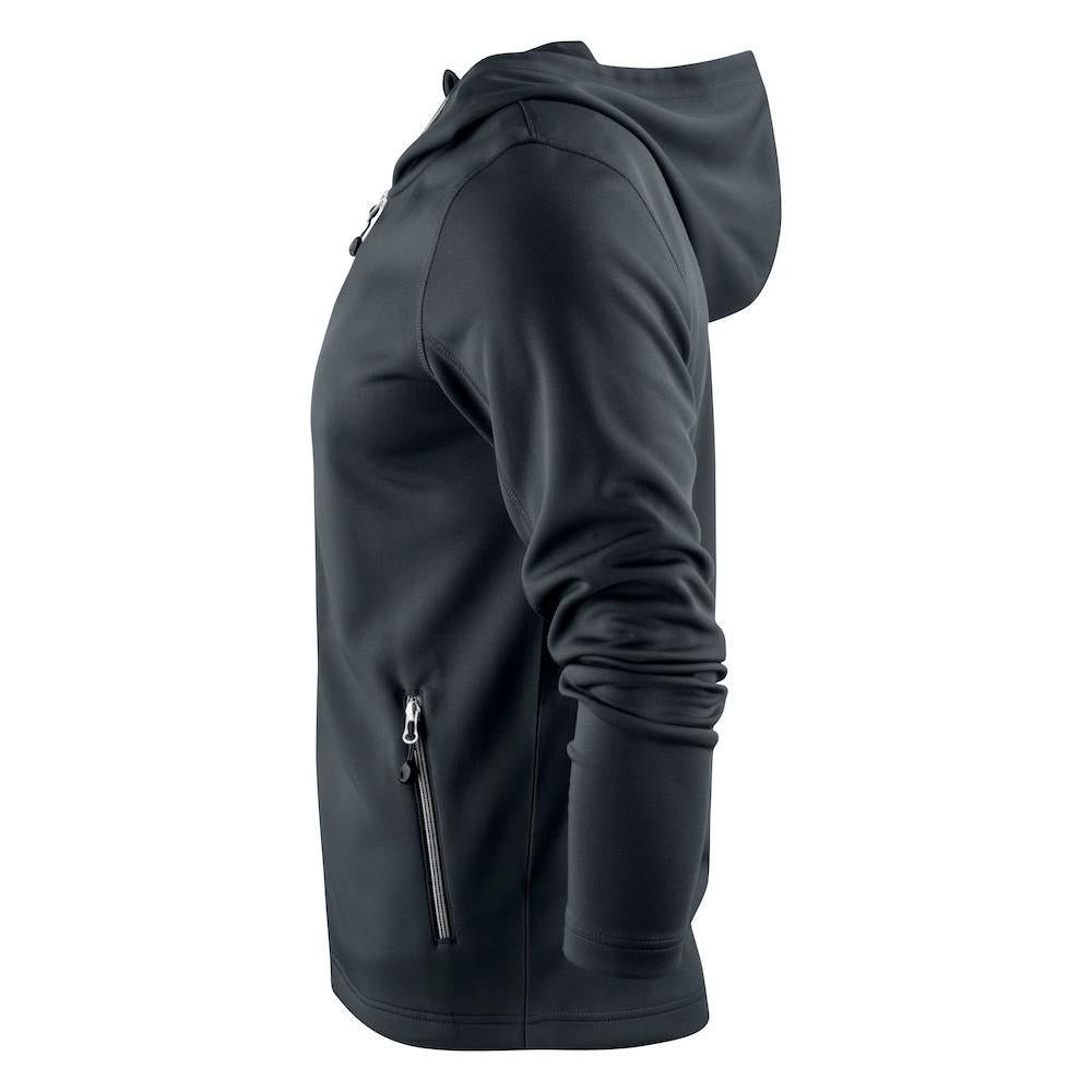 Black - Lifestyle - Printer RED Mens Layback Hoodie