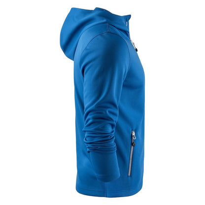 Blue - Side - Printer RED Mens Layback Hoodie