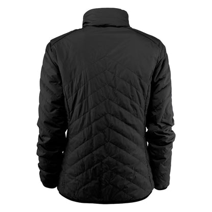 Black - Back - James Harvest Womens-Ladies Deer Ridge Padded Jacket