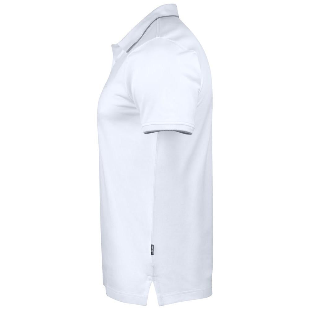 White - Lifestyle - James Harvest Mens Greenville Polo Shirt
