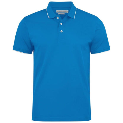 Bright Blue - Front - James Harvest Mens Greenville Polo Shirt