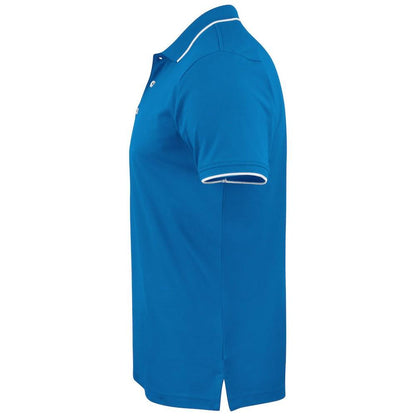 Bright Blue - Side - James Harvest Mens Greenville Polo Shirt