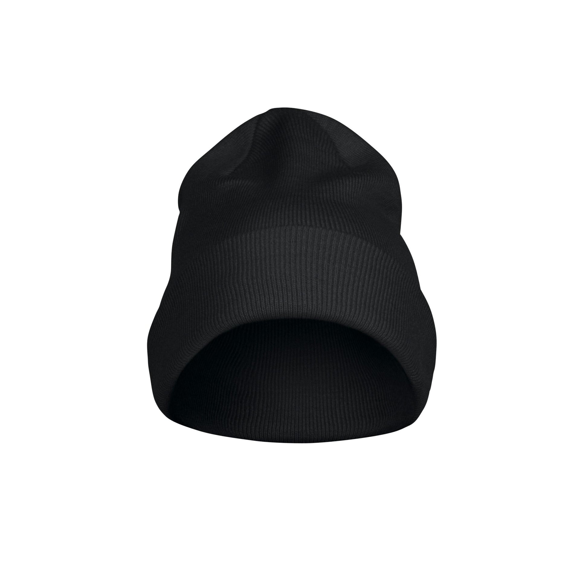 Black - Back - Printer Unisex Adult Flexball Beanie