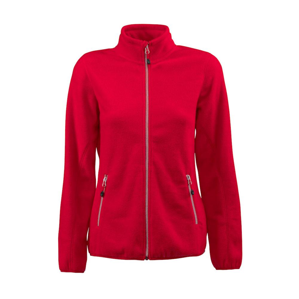 Red - Front - Printer RED Womens-Ladies Rocket Fleece Jacket