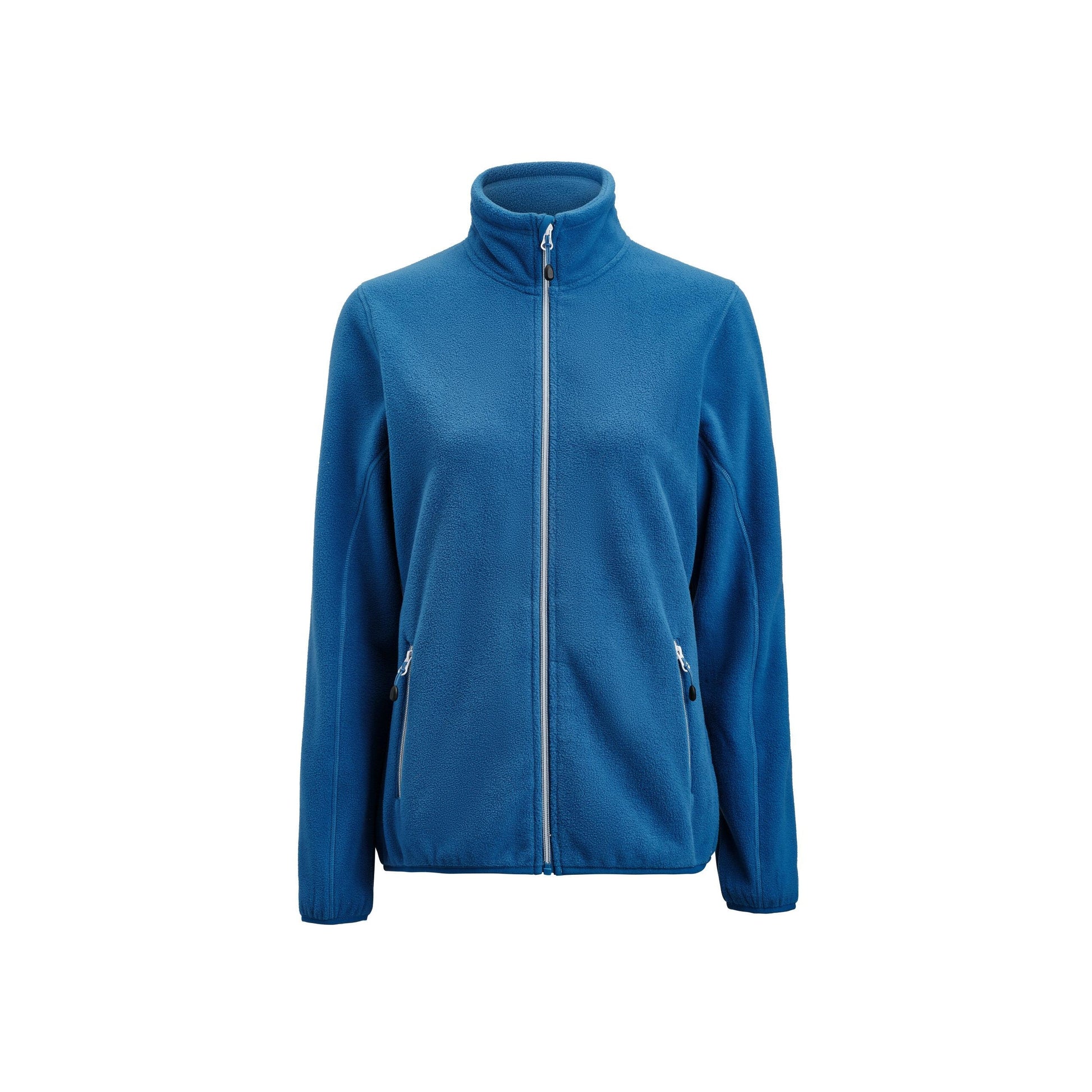 Bright Blue - Back - Printer RED Womens-Ladies Rocket Fleece Jacket