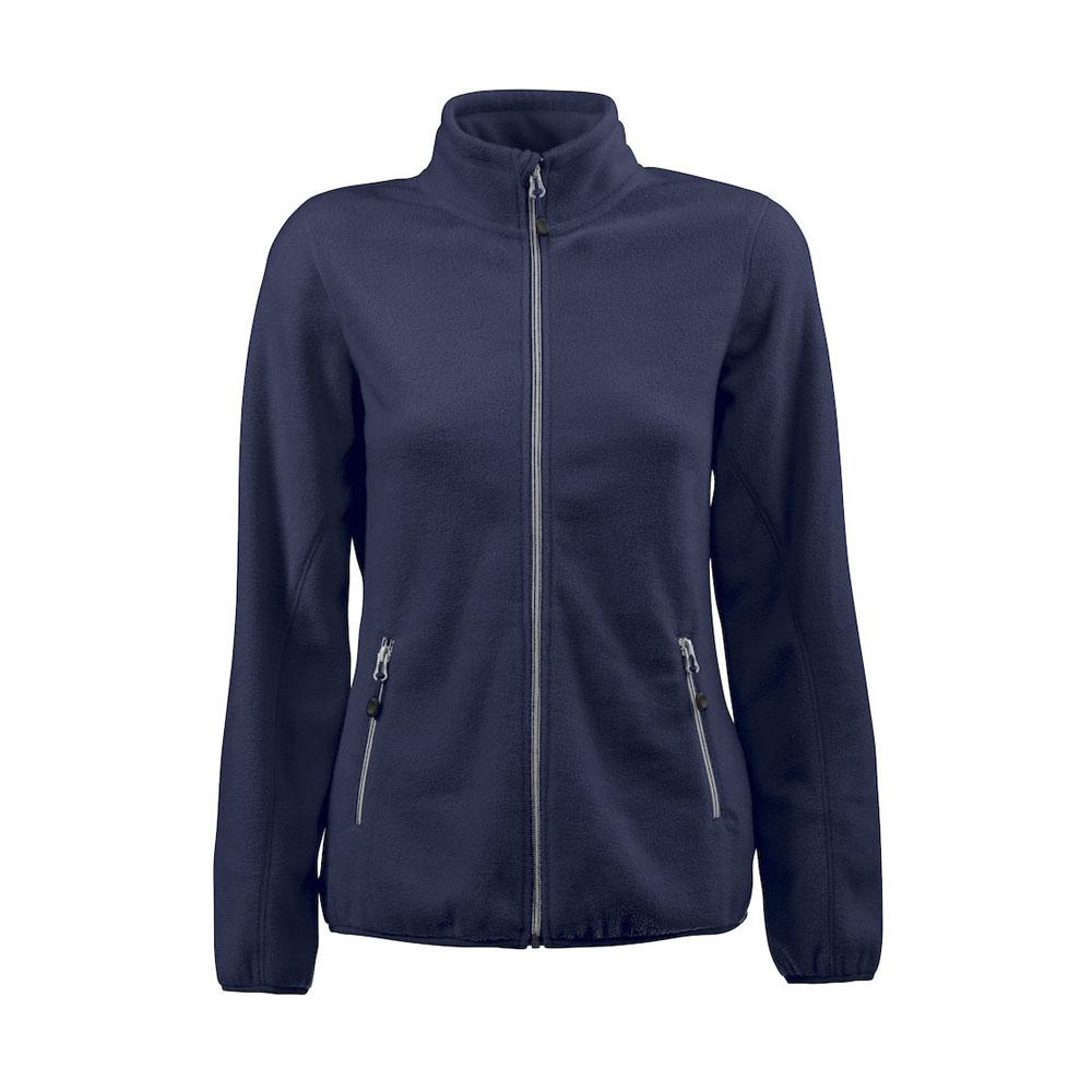 Navy - Front - Printer RED Womens-Ladies Rocket Fleece Jacket