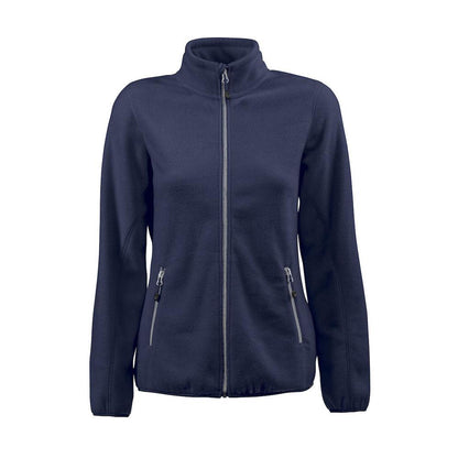 Navy - Front - Printer RED Womens-Ladies Rocket Fleece Jacket