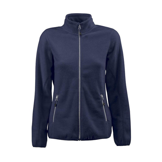 Navy - Front - Printer RED Womens-Ladies Rocket Fleece Jacket