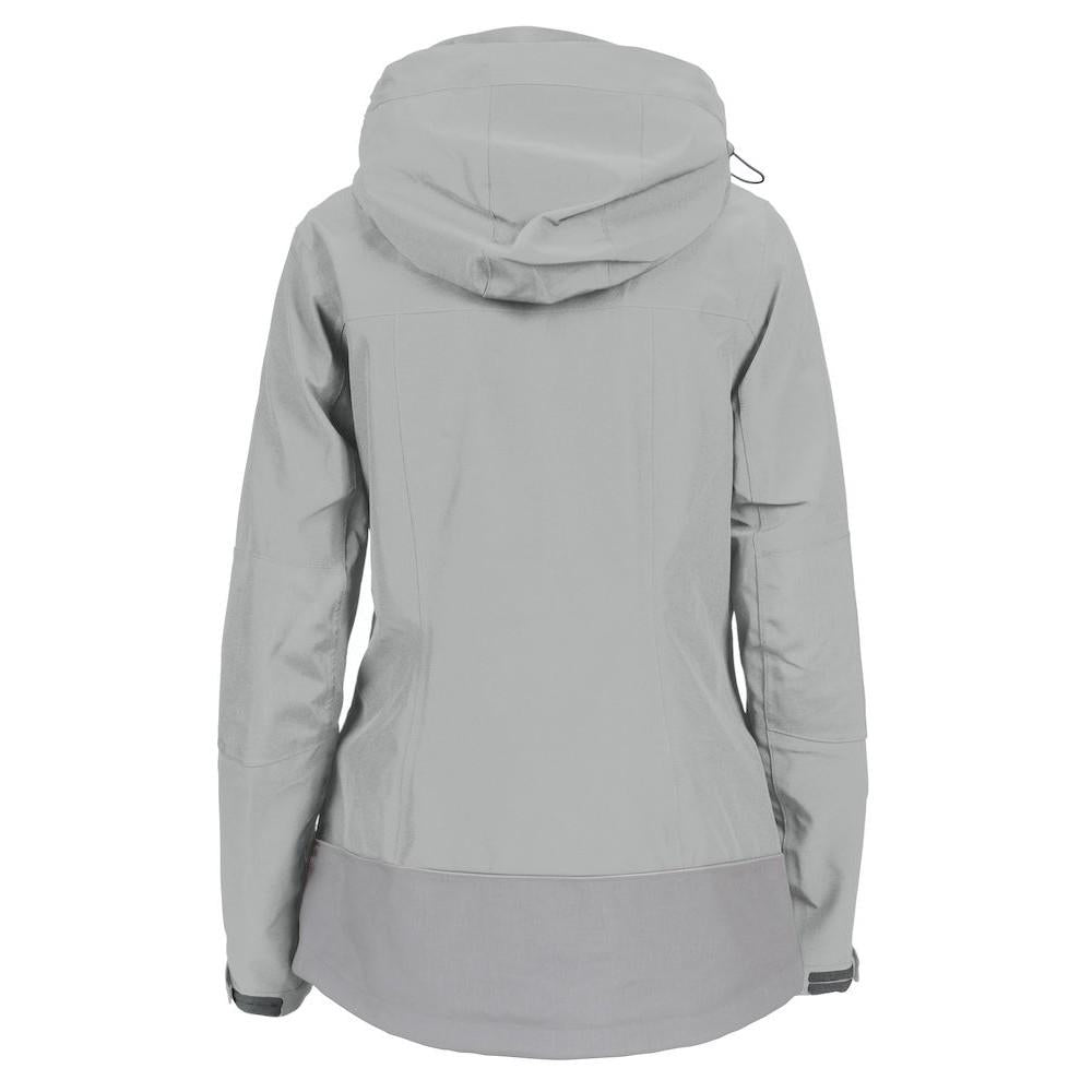 Light Grey - Back - James Harvest Womens-Ladies Islandblock Jacket