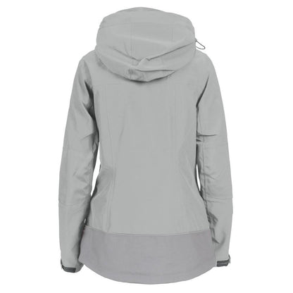 Light Grey - Back - James Harvest Womens-Ladies Islandblock Jacket