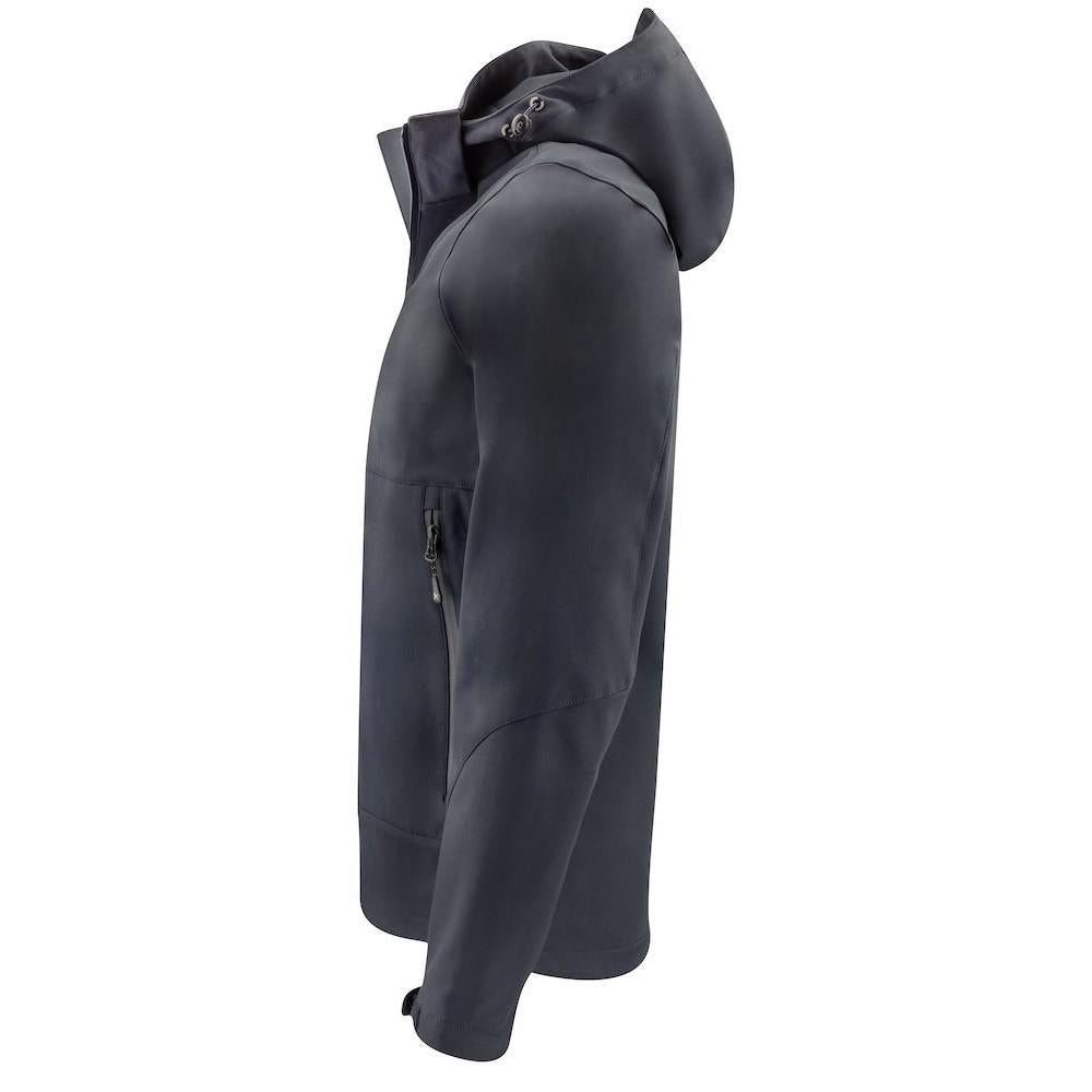 Black - Side - James Harvest Mens Lodgetown Soft Shell Jacket