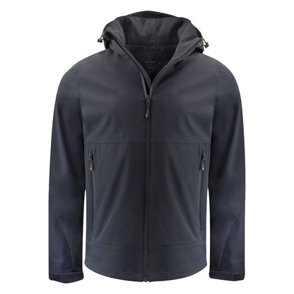 Black - Front - James Harvest Mens Lodgetown Soft Shell Jacket